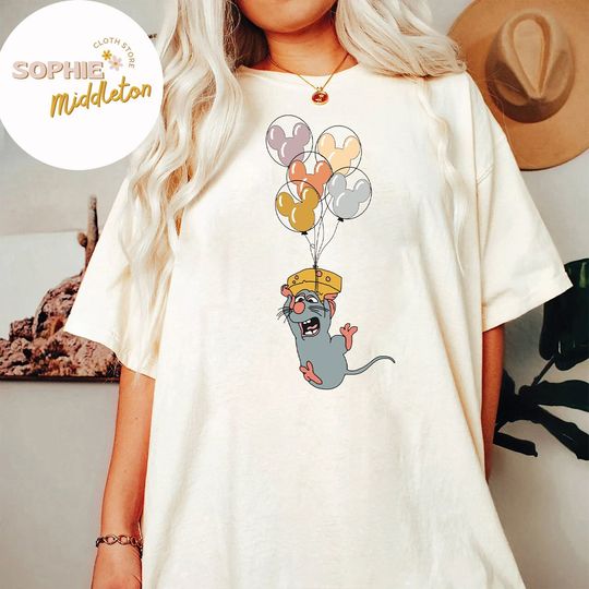 Disney Remy Mouse Chef Mickey Balloon Shirt, Disney Remy Paris Shirt