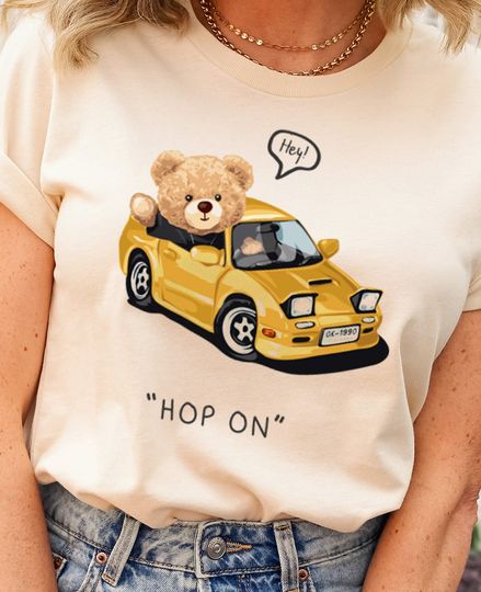 Driver Teddy Bear Shirt, Cool Bear Shirts