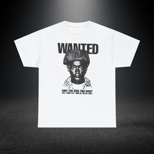 Tyler, the creator t shirt, "wanted," limited edition