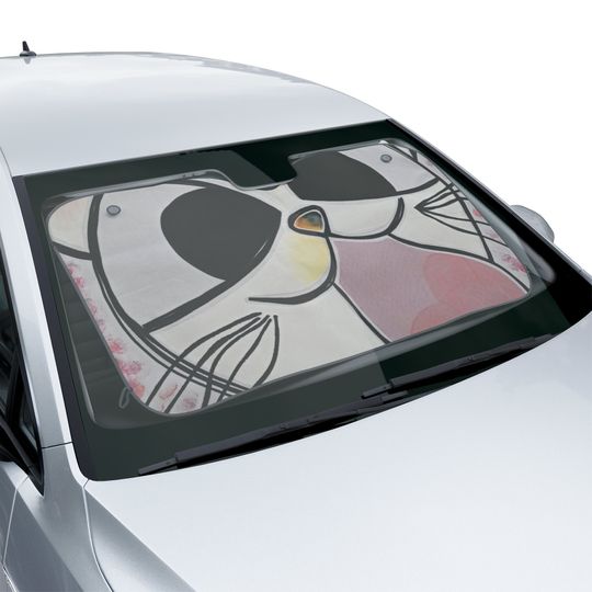Cat Tongue Window Car Sun Shades Car Accessories Van Truck Auto Parts Decor New Car Gifts