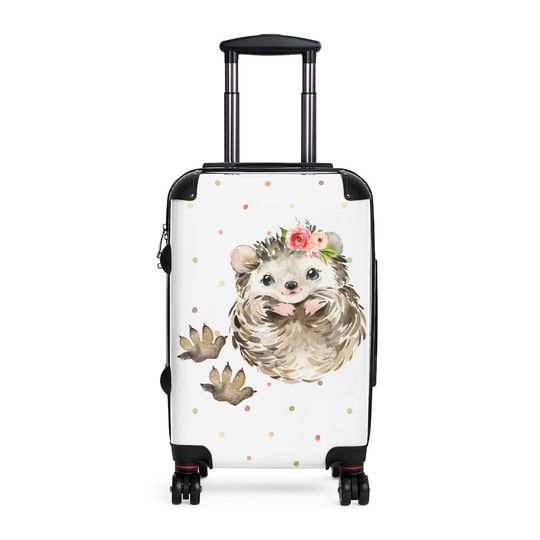 Hedgehog Suitcase for animal lovers