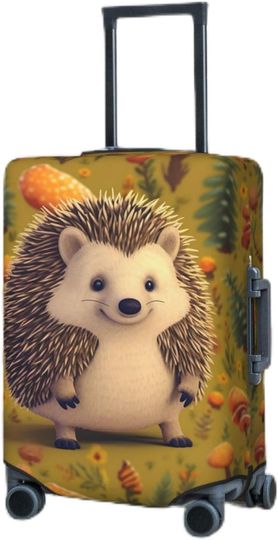 Hedgehog print Travel Luggage Cover