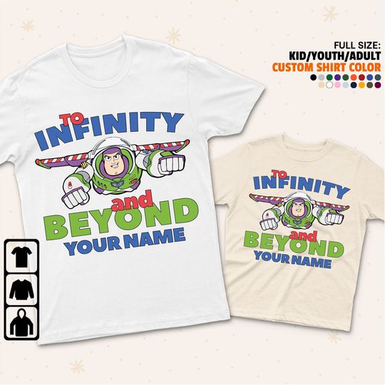 Personalize Toy Story To Infinity And Beyond Shirt