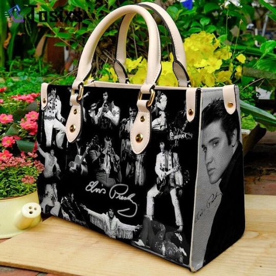Vintage Elvis Presley Leather bag