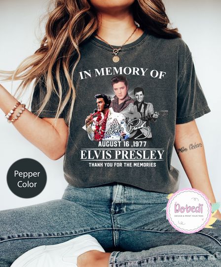 Elvis Presley Shirt In Memory Of August 16 1977 Shirt