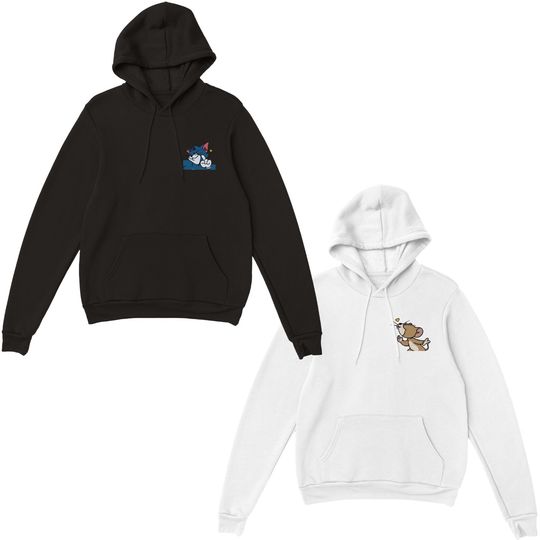 Tom and Jerry Couple Hoodie-Classic Unisex Pullover Hoodie