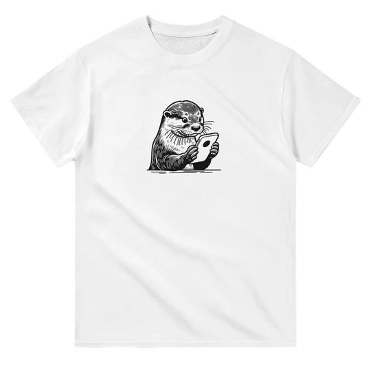 Otter Tech Enthusiast Shirt,  Animal Lover Shirt, Gifts For Him, Gifts for Her