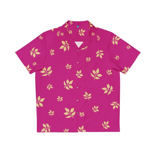 Men's Hawaiian Shirt (AOP)(pink)