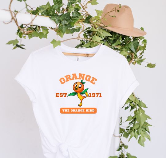 Orange bird, orange bird T-shirt, tiki room, Disney tee