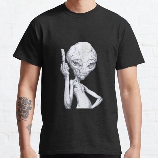 Funny Alien Unisex T-shirt, Alien Lover Shirt