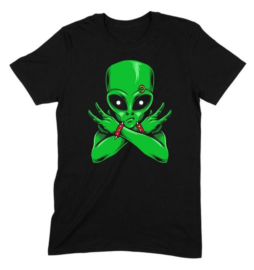 Heavy Metal Alien Cool Alternative Men's T Shirt