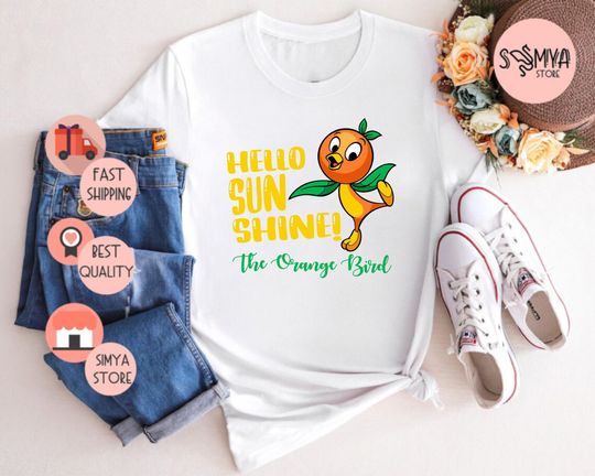 Disney Epcot Orange Bird Shirt, Flower & Garden Festival