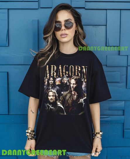 Aragorn The Lord Of Rings Retro 90s Shirt