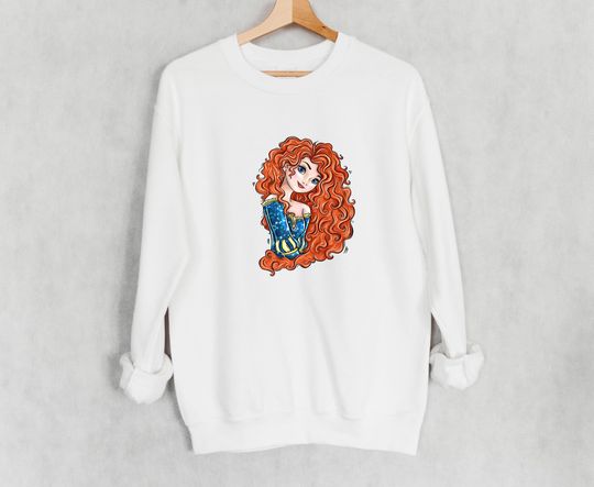 Merida Retro Disneyland Princess Sweatshirt