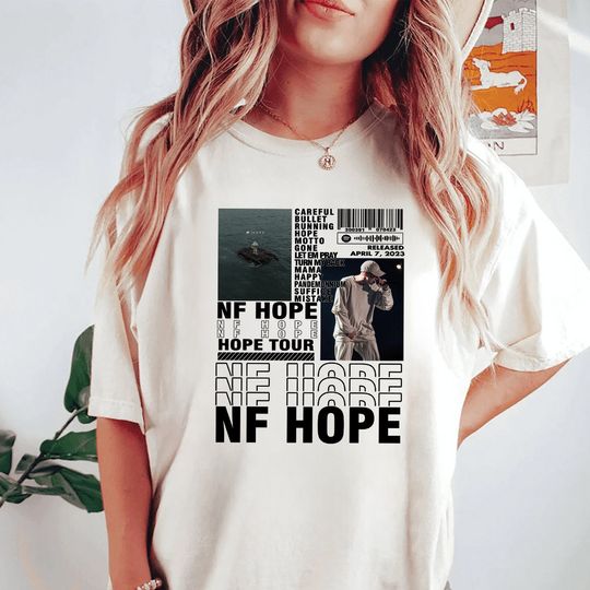 NF Hope Album Shirt NF Hope Tour 2024 T-Shirt NF Fan Gifts Nf Hope Graphic T-Shirt Nf Rapper 2024 Nf Rapper Tour Merch