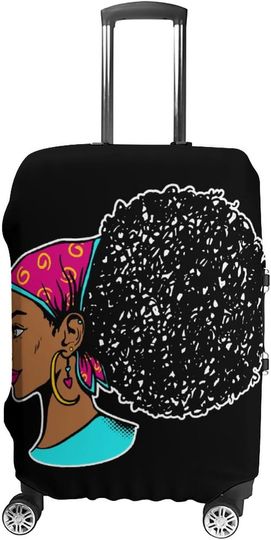 African American Black Girl Funny Luggage Cover