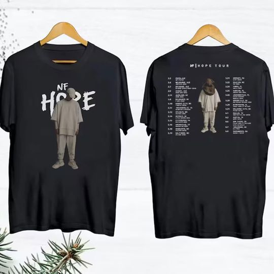 NF Rapper Hope Tour 2024 T-Shirt, NF Fan Gifts Shirt, NF Hope Concert 2024 Shirt, Nf Rapper Shirt, 2024 Nf Tour Merch, Nf Hope Album Shirt