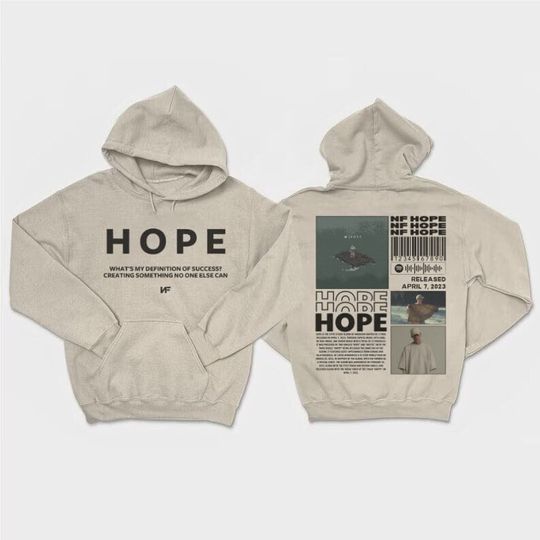 Vintage Hope Tour Merch, NF Hope Tour Shirt, NF Hope Tour Shirt, Rapper NF Fan Shirt, nf unique logo design Unisex Hoodie