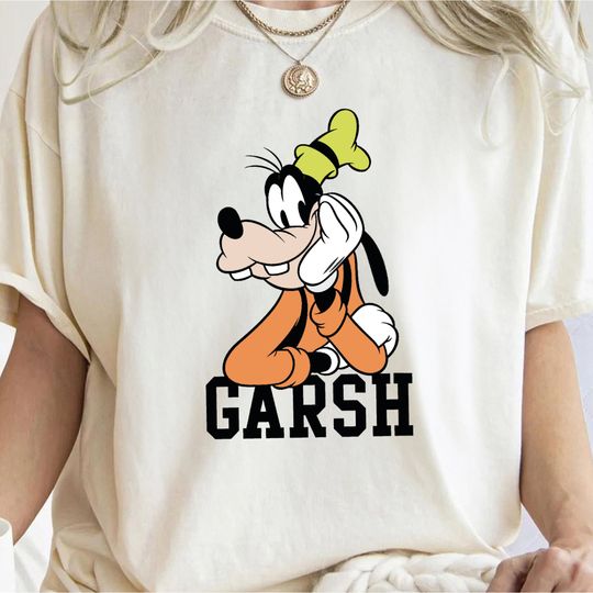 Comfort Colors Disney Garsh Goofy Magic Kingdom Holiday Trip Unisex Tshirt Family Birthday Gift
