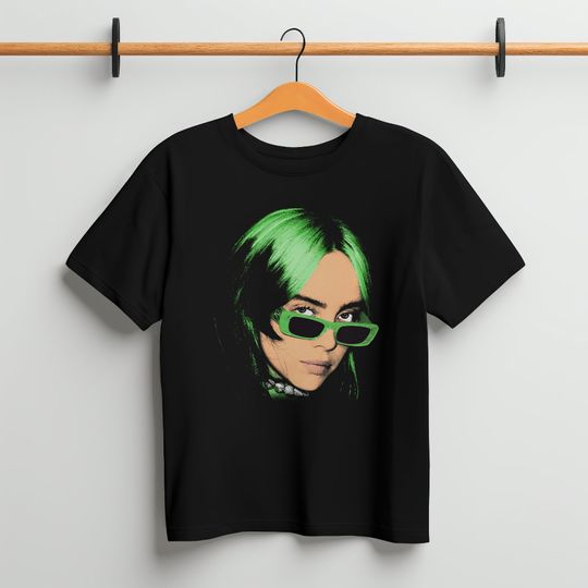 Oversized Billie Eilish Vintage Style Rap Hip Hop Tee | Graphic Shirt | Vintage Rap Graphic Tee | Unisex T-shirt