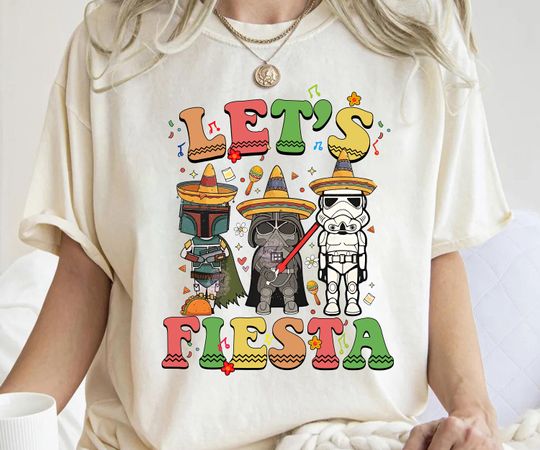 Star Wars Cinco de Mayo Let's Fiesta Shirt, Mexican Fiesta Shirt