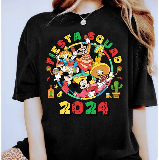 Disney Mickey and Friends Cinco De Mayo Fiesta Squad 2024 Shirt
