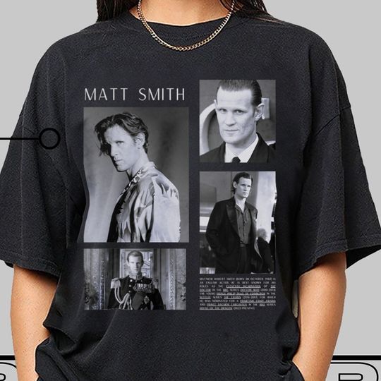 Matt Smith T-Shirt, Gift for Men and Women