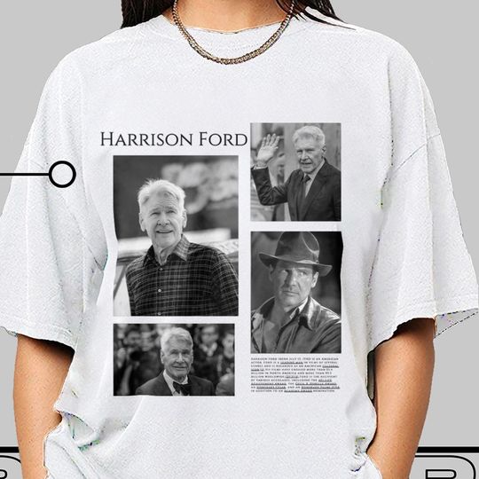 Harrison Ford T-Shirt, Gift for Men and Women