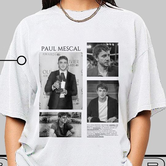 Paul Mescal T-Shirt, Gift for Men and Women