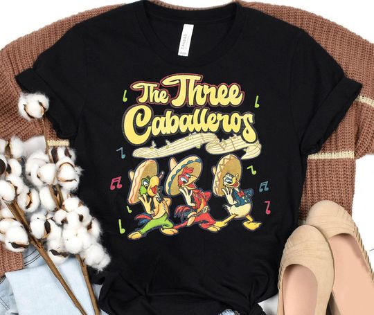 Funny Disney The Three Caballeros Shirt | Donald Duck Jose Carioca Panchito Pistoles