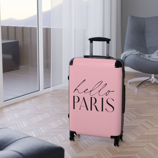 Hello Paris Suitcase