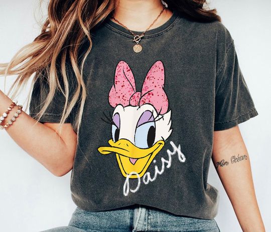 Daisy Duck Shirt, Sassy & Glamorous Speckled Bow T-shirt, Mickey and Friends Tee, Disney Family Vacation, Disneyland Trip