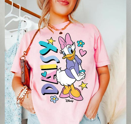 Lovely Daisy Shirt, Daisy Duck Shirt, Disney Daisy Shirt, Disneyland Shirt, Disney Girls Tee, Disney Trip Shirt, Gift Idea