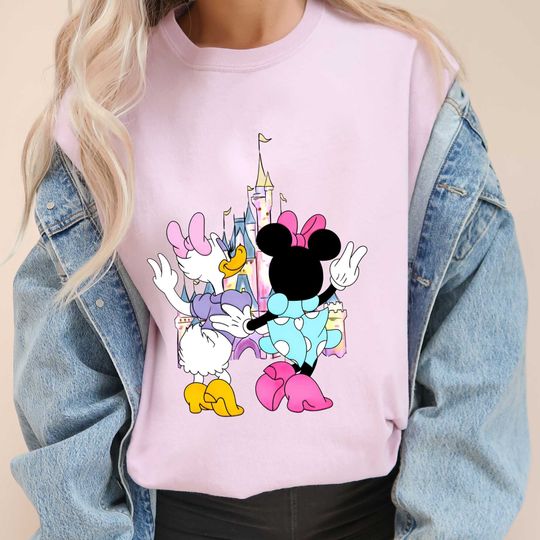 Mouse And Duck shirt, Disney Girl Trip shirts, Minnie Mouse and Daisy duck Comfort Colors shirt, Friendship shirt, Besties shirt