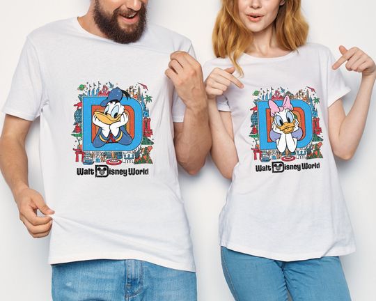 Donald Daisy Duck,Disney Shirt,Disney World Shirt,Donald And Daisy Shirt,Daisy Duck Shirt,Donald Duck Shirt,Disneyland Shirt,Disney Shirt