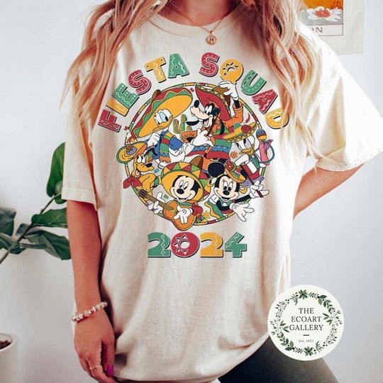 Cinco de Mayo Mickey & Friends Fiesta Squad Shirt