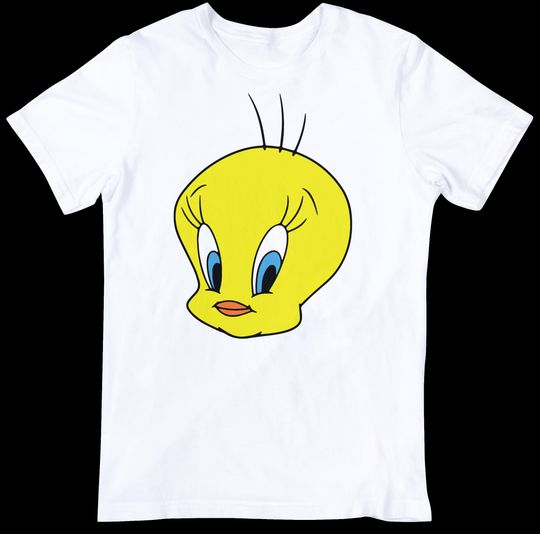 Tweety Bird  gender neutral short sleeved t-shirt. Personalization is available.