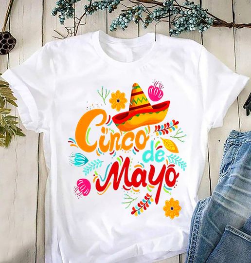 Cute Cinco De Mayo T-Shirt, Mexican Festival Shirt