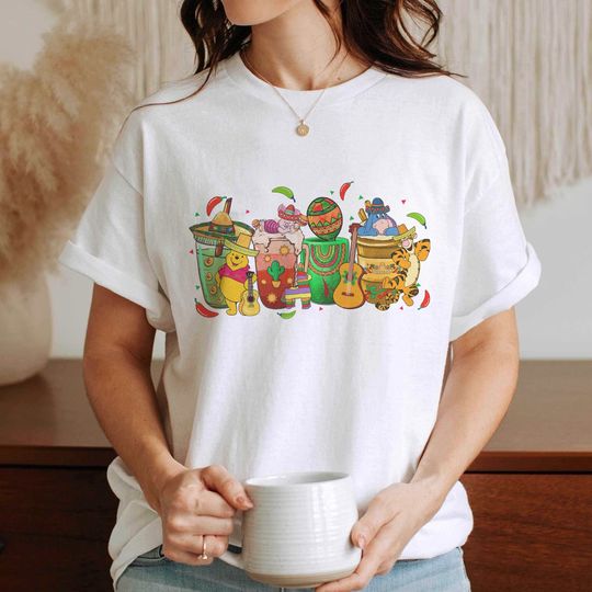 Pooh and Friends Cinco De Mayo Shirt, Disney Cinco De Mayo Festival Shirt