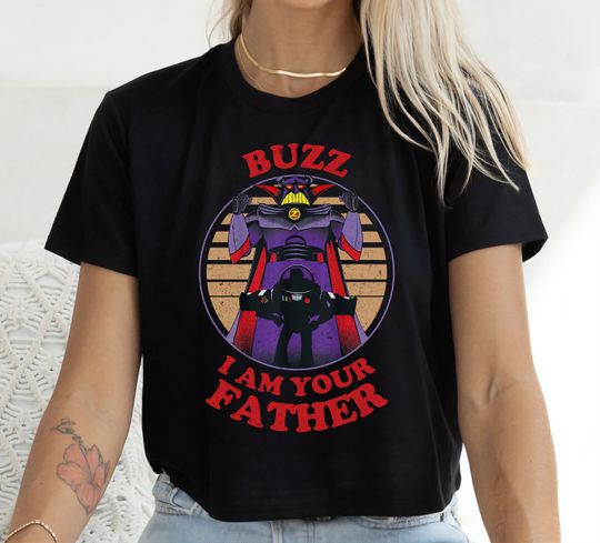 Retro Zurg And Buzz I Am Your Father Shirt, Disney Pixar Toy Story T-shirt
