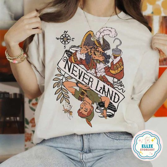 Vintage Peter Pan Neverland Disney Shirt