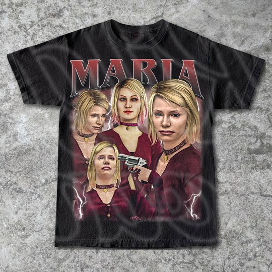 Maria Silent Hill Vintage T-Shirt, Gift For Woman and Man Unisex T-Shirt