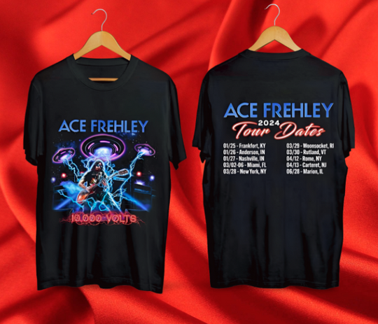 Frehley Ace 2024 Tour Double Sided Shirt