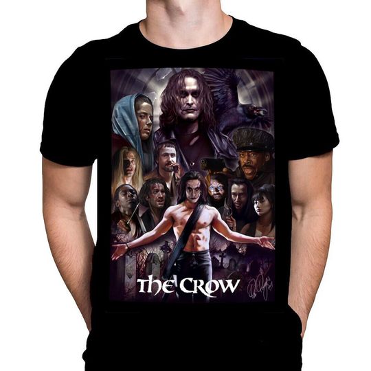CROW MONTAGE - Horror Movie - T-Shirt
