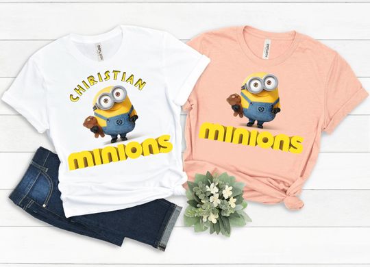 Custom Personalize The Minion Shirt, The Minions Shirt, Personalize Tee, Minions Custom Shirt,Custom Personalize, The Minions Shirt, Minions