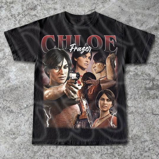 Chloe Frazer Uncharted Vintage T-Shirt, Gift For Woman and Man Unisex T-Shirt