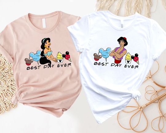 Disney Aladdin Shirt, Aladdin Best Day Ever Shirt, Aladdin Friends Shirt, Princess Jasmine Shirt