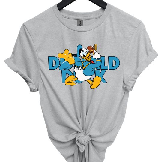 Disney Donald Duck Balloon Shirt, Donald With Balloon, Donald Duck Shirt, Cute Duck Tee, Disney World Tee, Disney Shirt for Women