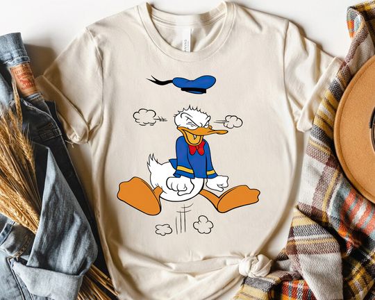 Disney Mickey And Friends Funny Donald Duck Angry Shirt, Magic Kingdom Trip Unisex T-shirt