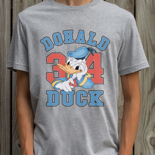 Donald Duck 34 Shirt, Disney Donald Duck T-shirt